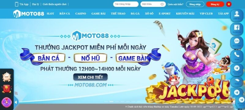 Moto88 được biết đến là thương hiệu nhà cái có nguồn gốc ở châu Âu
